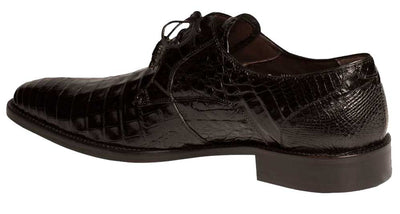 Anderson Crocodile Oxford Black 3   - from alligatorwarehouse.com