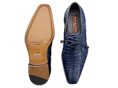 Anderson Crocodile Oxford Blue 2   - from alligatorwarehouse.com