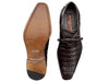 Anderson Crocodile Oxford Brown 3   - from alligatorwarehouse.com
