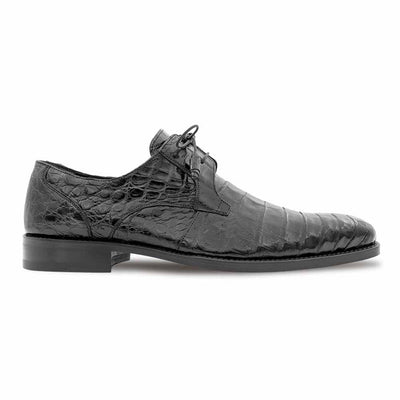 Anderson Black Genuine Crocodile Lace-Up By Mezlan Made In Spain Brand 3   - from alligatorwarehouse.com
