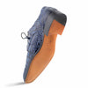 Anderson Blue Genuine Crocodile Lace-Up By Mezlan Made In Spain Brand 5   - from alligatorwarehouse.com