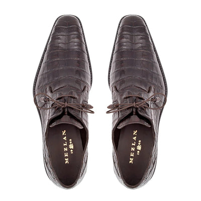 Mezlan Crocodile Derby Shoes - Mezlan Crocodile Derby Dress Shoes - Mezlan Dress Shoe On Sale 13   - from alligatorwarehouse.com