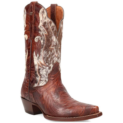 Dan Post Women's Andrinna Brown Snip Leather Western Boots 6 DP7020_6_M  - from alligatorwarehouse.com