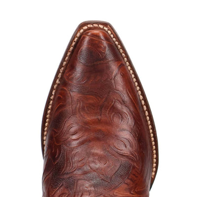 Dan Post Women's Andrinna Brown Snip Leather Western Boots 5 DP7020_6_M  - from alligatorwarehouse.com