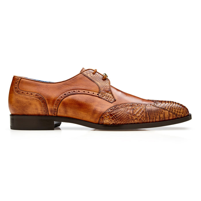 Belvedere Antonio Peanut Alligator Luxury Shoe