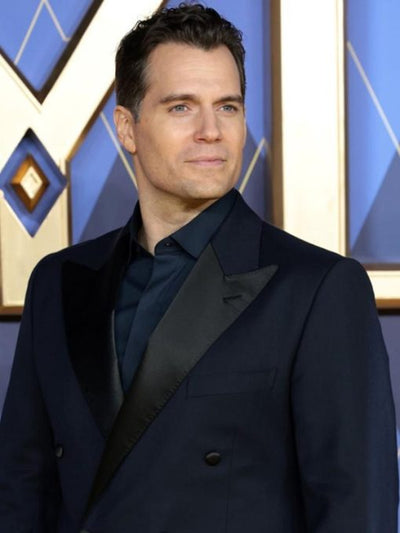Henry Cavill Argylle World Premiere Navy Suit 3   - from alligatorwarehouse.com