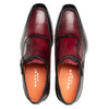 Men's Artesano Black/Burgundy Patina Calfskin Two-Toned Monk Strap Shoes By Mezlan Made In Spain Brand 5   - from alligatorwarehouse.com