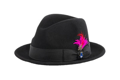 Fedora Hat in 10 Colors - 100% Australian Wool fabric 25   - from alligatorwarehouse.com