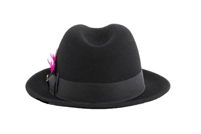Fedora Hat in 10 Colors - 100% Australian Wool fabric 27   - from alligatorwarehouse.com