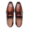Avenue Rubber Sole Penny Cognac/Rust Men’s Loafer Shoes By Mezlan Made In Spain Brand 4   - from alligatorwarehouse.com