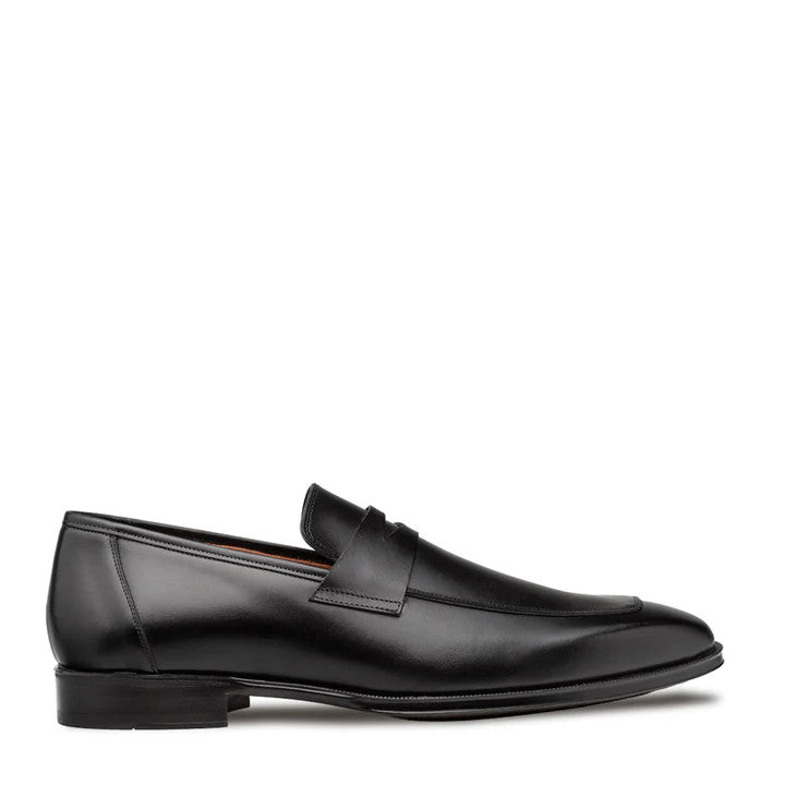 Avenue Rubber Sole Penny Loafer Black By Mezlan Made In Spain Brand