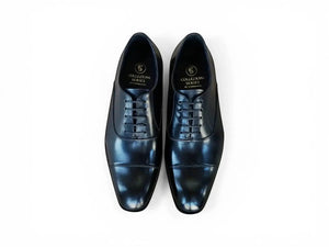 Carrucci Avon Cap Toe Oxford - Leather Sole Dress Shoe