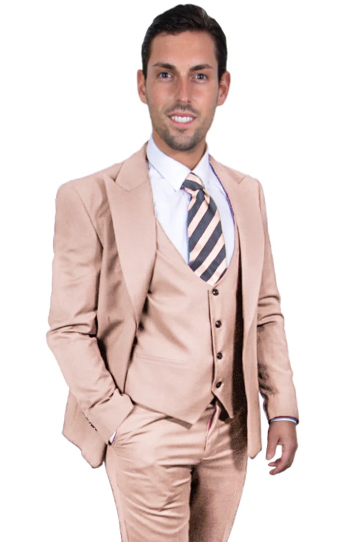 Tan Suits For Wedding - Tan Groomsmen Suits - Tan Tuxedo 1   - from alligatorwarehouse.com