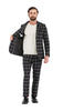 Harvy Mens Fit Black Check Plaid Suit 2   - from alligatorwarehouse.com
