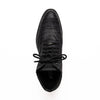 Marco Di Milano Leoni Men's Shoes Oil Black Genuine Caiman Crocodile Rugged Boots 4 LEONI_CAIMAN FUSCUS_OIL BLACK_8  - from alligatorwarehouse.com