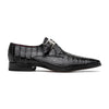 Marco Di Milano Rovigo Men' Shoes Black Genuine Caiman Crocodile Dress Single Monk-strap Loafers 2 ROVIGO_CAIMAN FUSCUS_BLACK_6  - from alligatorwarehouse.com