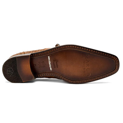 Marco Di Milano Lacio Men's Shoes Bay Apache Brown Genuine Caiman Crocodile Dress Derby Oxfords 5 LACIO_CAIMAN FUSCUS_BAY APACHE_8  - from alligatorwarehouse.com