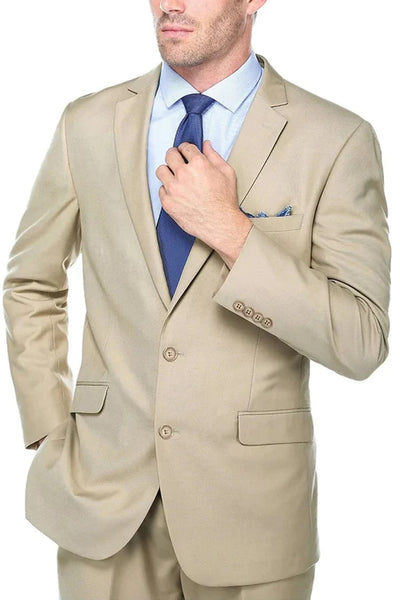 Tan Suits For Wedding - Tan Groomsmen Suits - Tan Notch lapel Tuxedo 1   - from alligatorwarehouse.com