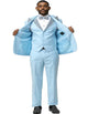 Baby Blue Prom Tuxedo - Perfect Wedding Suit Vested rhinestone Lapelled
