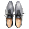 Men's Barbaro Two-Tone Grey/Black Calfskin Leather Whole-Cut Oxfords By Mezlan Made In Spain Brand 3   - from alligatorwarehouse.com