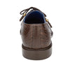 Men's Belvedere Batta Cap Toe Ostrich Dress Shoe in Brown 5 MEN 14006 CHOCOLATE-M-09  - from alligatorwarehouse.com