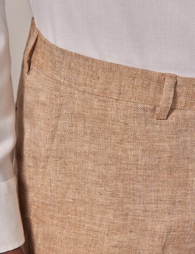 Mens Linen Suit For Beach Wedding - Summer  Suit in Beige 12 HG-2208  - from alligatorwarehouse.com