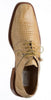 Beige Hand Made Alligator Shoes Exotic Ferrini Shoe 2 F205-BE-090  - from alligatorwarehouse.com