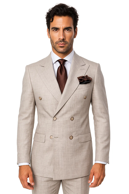 Classic Fit in  Light Brown Color by Rossiman