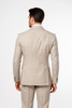 Suits With Baggy Pleated Pants - Wide Leg Pants 100% Wool - Classic Fit in  Light Brown Color by Rossiman 3   - from alligatorwarehouse.com