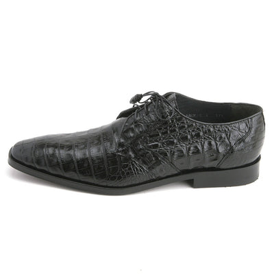 Los Altos Belly Black Genuine All-Over Crocodile Shoes 3   - from alligatorwarehouse.com