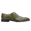 Mens Belvedere Chapo Caiman Crocodile Hornback Dress Shoe in Navy 4 MEN 1465 NAVY-M-09  - from alligatorwarehouse.com