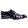 Mens Belvedere Chapo Caiman Crocodile Hornback Dress Shoe in Olive Green 12 MEN 1465 OLIVE-M-09  - from alligatorwarehouse.com