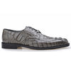 Mens Belvedere Chapo Caiman Crocodile Hornback Dress Shoe in Navy 5 MEN 1465 NAVY-M-09  - from alligatorwarehouse.com