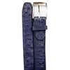 Mens Belvedere Ostrich Quill Dress Belt in Grey 4 MEN 2001 OSTRICH QUILL GRAY-44 BELT  - from alligatorwarehouse.com