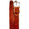 Mens Belvedere Ostrich Leg Dress Belt in Grey 3 MEN 2000 GRAY-44 OSTRICH LEG BELT  - from alligatorwarehouse.com