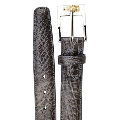 Mens Belvedere Alligator Dress Belt in Sky 5 MEN 2008 COGNAC-44-ALLIGATOR BELT  - from alligatorwarehouse.com