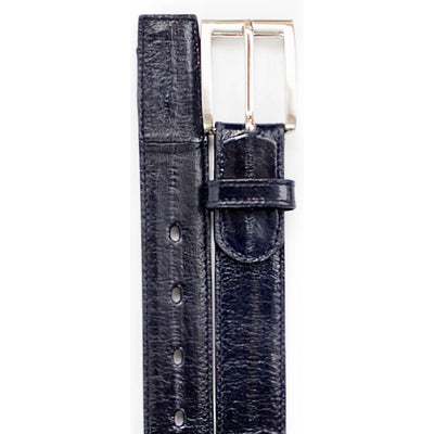 Mens Belvedere Eel Skin Belt in Camel 2 MEN 2002 CAMEL-44 EEL BELT  - from alligatorwarehouse.com