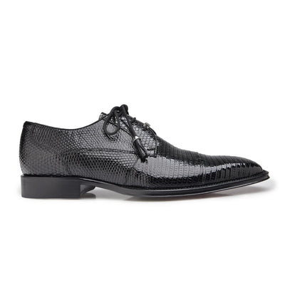 Mens Belvedere Karmelo Lizard Cap Toe Dress Shoe in Grey 4   - from alligatorwarehouse.com