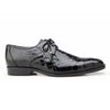 Mens Belvedere Lago Alligator Derby Dress Shoe in Navy 3 MEN 14010 NAVY-M-09.5  - from alligatorwarehouse.com