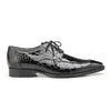 Mens Belvedere Lorenzo Alligator Split Toe Dress Shoe in Blue 3   - from alligatorwarehouse.com