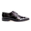 Mens Belvedere Nino Ostrich & Eel Slant Cap Toe Dress Shoe in Tan 4 MEN 0B4 TAN-M-09  - from alligatorwarehouse.com