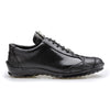 Mens Belvedere Paulo Sneaker in Calf & Ostrich Leg Patchwork in White 4   - from alligatorwarehouse.com
