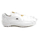Belvedere Vasco Men's White Genuine Hornback Crocodile & Soft Calf Sneakers