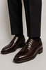 Belvedere Chapo Brown All-Over Genuine Exotic Hornback Crocodile Shoes 9 MEN 1465 BROWN-M-09  - from alligatorwarehouse.com