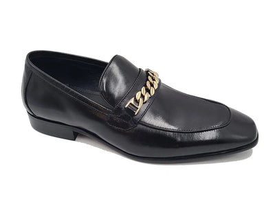 Beveled Squared Toe Loafer 2 KS2241-01BLACK75  - from alligatorwarehouse.com