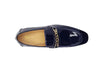 Beveled Squared Toe Patent Leather Loafer 3 KS2241-01PNAVY75  - from alligatorwarehouse.com