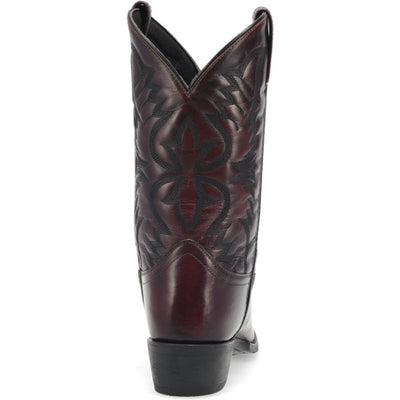 Laredo Birchwood Black Cherry Leather Round Toe Boots for Men 4 68458_8_D  - from alligatorwarehouse.com