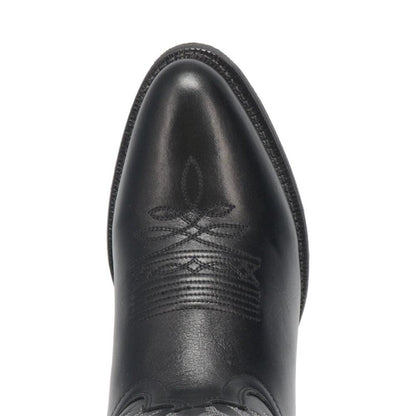 Laredo Birchwood Black Leather Round Toe Boots for Men