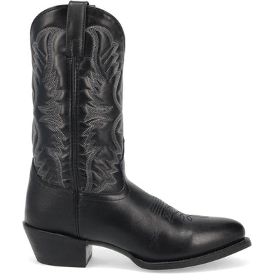 Laredo Birchwood Black Leather Round Toe Boots for Men 1 68458_8_D  - from alligatorwarehouse.com