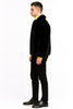 Mens Black Faux Fur Jacket – Luxury Winter Zip-Up Coat with Soft Plush Finish 2   - from alligatorwarehouse.com